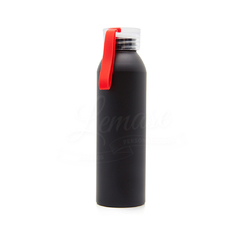 BOTELLA ALU NEGRA ROJO