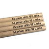 10 Lapices de madera natural
