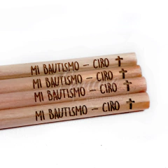 Lapices de madera natural