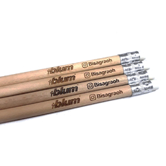 10 Lapices de madera con goma - comprar online