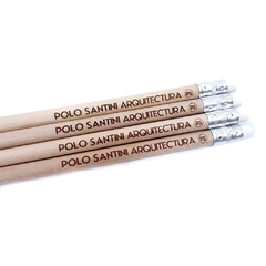 10 Lapices de madera con goma en internet