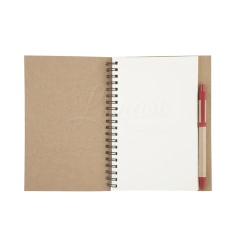 Libreta ecologica con boligrafo - comprar online