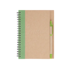Libreta ecologica con boligrafo - tienda online