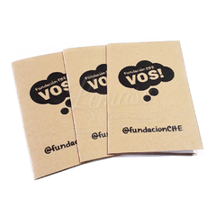 Libretas Kraft A6 Personalizadas en internet