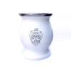 Mate termico Blanco de acero inoxidable