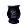 Mate termico Negro de acero inoxidable