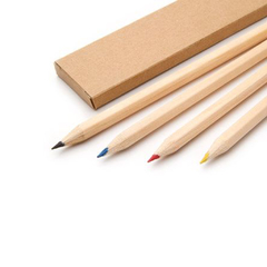 SET DE 4 LAPICES DE COLORES - Lemase Regalos