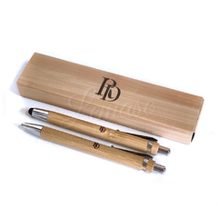 Set Bamboo Boligrafo y Portaminas - comprar online