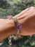 Pulseira mix cristais nature prata 925