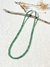 Colar jade verde prata 925 - loja online