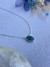 Imagem do Colar esmeralda prata 925