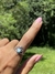 Anel larimar mandala prata 925 - Flow Pratas e cristais