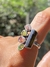 Anel mix turmalinas e peridoto prata 925 - comprar online