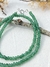Colar jade verde prata 925 - Flow Pratas e cristais