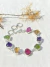 Pulseira mix cristais nature prata 925 - loja online