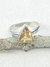 Anel citrino triangular prata 925 - comprar online