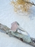 Anel quartzo rosa nature prata 925