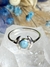 Anel larimar sereia prata 925 - loja online