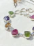 Pulseira mix cristais nature prata 925 - comprar online