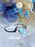 Anel larimar sereia prata 925