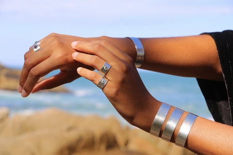 Bracelete Rústico em Prata 925 - comprar online