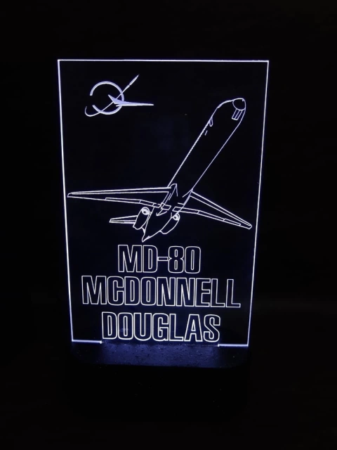 LAMPARA LED / ACRILICO MD80