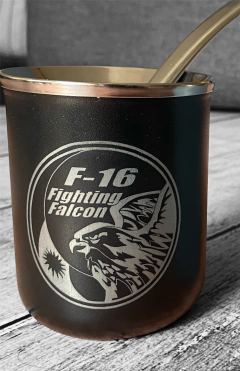 Mate Metálico F-16 Fuerza Aérea Argentina en internet