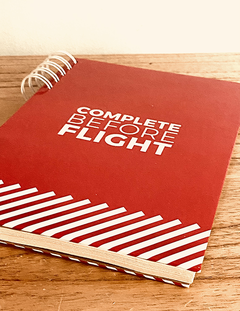 LIBRETA CUADERNO COMPLETE BEFORE FLIGHT en internet