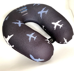 CUELLO DE VIAJE AZUL