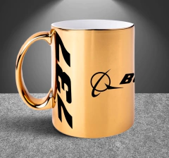 TAZA 737 GOLDEN EDITION + CAJA PORTA TAZA -