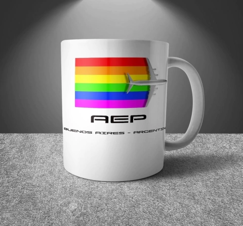 TAZA AEP RAINBOW