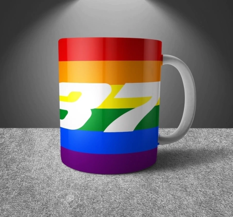 TAZA 737 RAINBOW