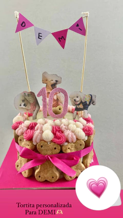 TORTA MINI CON TU PERRITO 10CM - tienda online