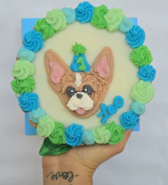 TORTA CON CARA DE PERRITO 14cm - tienda online