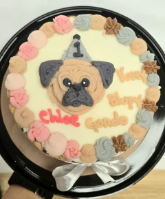 TORTA CON CARA DE PERRITO 14cm - comprar online