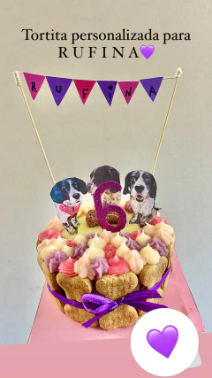 TORTA MINI CON TU PERRITO 10CM en internet