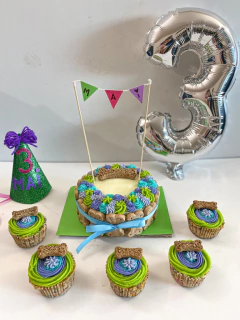 KIT HUESITOS 4 TORTA 17CM en internet