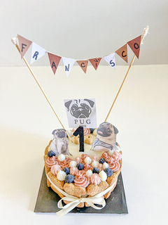TORTA MINI CON TU PERRITO 12CM