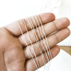 Corrente Veneziana 40cm - Prata 925 - comprar online