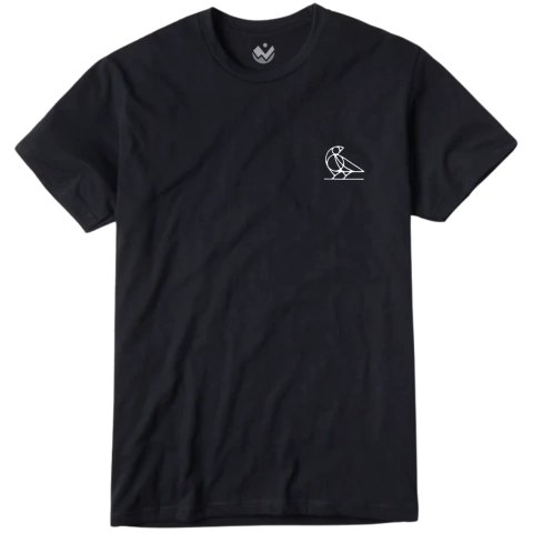 Remera Zorzal logo chico | Negra - comprar online