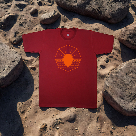 Remera Amanecer | Bordo - comprar online