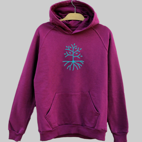 Buzo Hoodie Arbol | Uva - comprar online