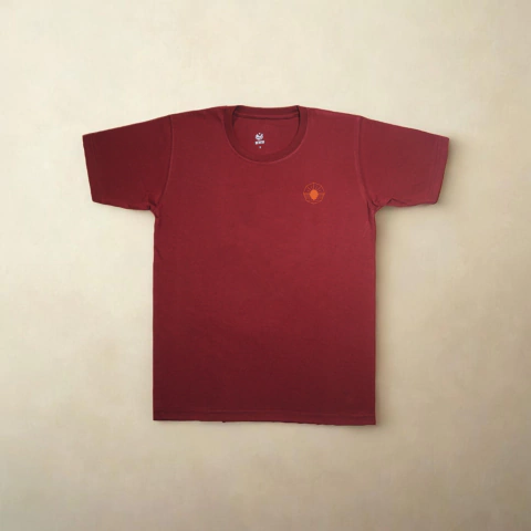 Remera Amanecer logo chico | Bordo - comprar online