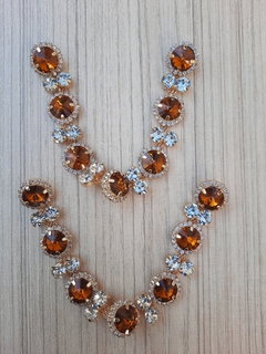V redonda Topazze (redonda 12mm) STRASS CRISTAL