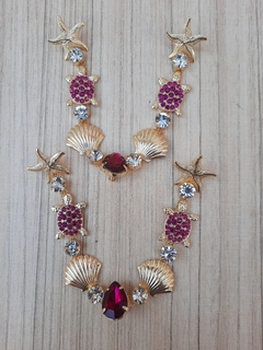 V Tartaruga STRASS PINK