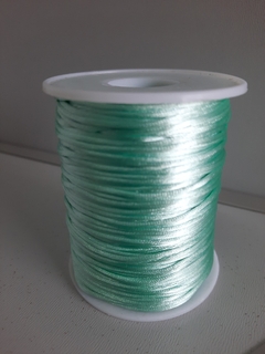 Fio De seda 1 mm VERDE ÁGUA-90m (F-6082)
