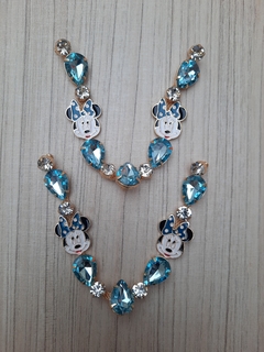 V Minnie Azul Água