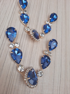 V GOTA GRANDE AZUL MARINHO - comprar online