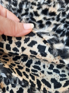 TECIDO PELÚCIA - COR ; LEOPARDO 50CM X 80CM - comprar online