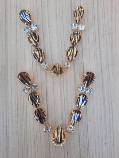 V Gotinha Animal Print Tigre